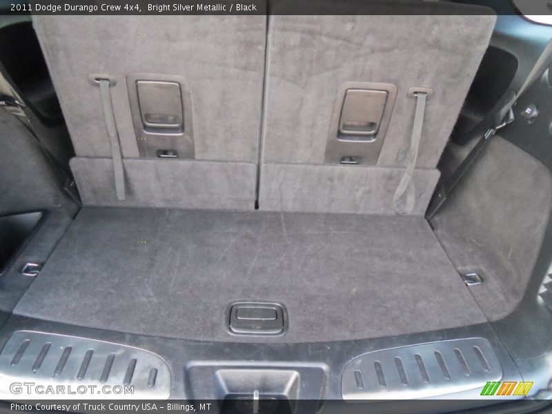Bright Silver Metallic / Black 2011 Dodge Durango Crew 4x4