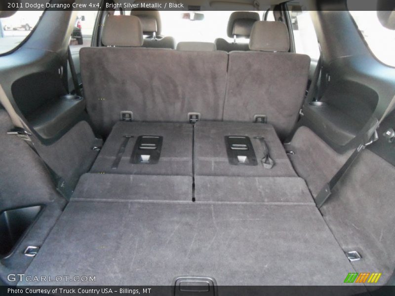 Bright Silver Metallic / Black 2011 Dodge Durango Crew 4x4