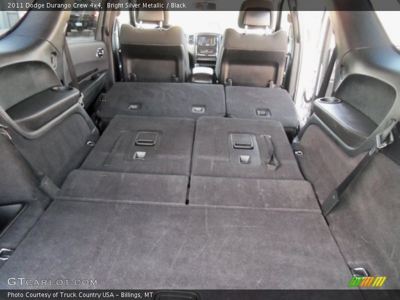 Bright Silver Metallic / Black 2011 Dodge Durango Crew 4x4