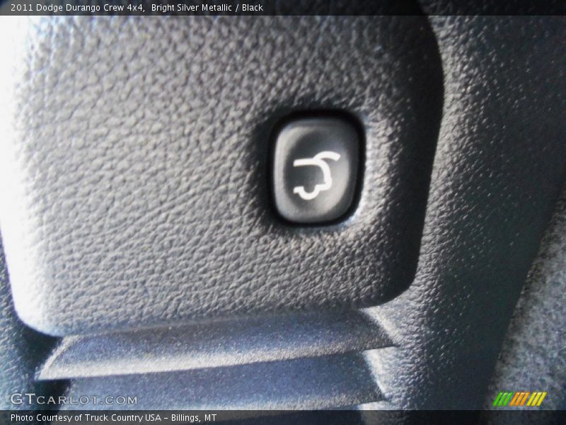 Bright Silver Metallic / Black 2011 Dodge Durango Crew 4x4