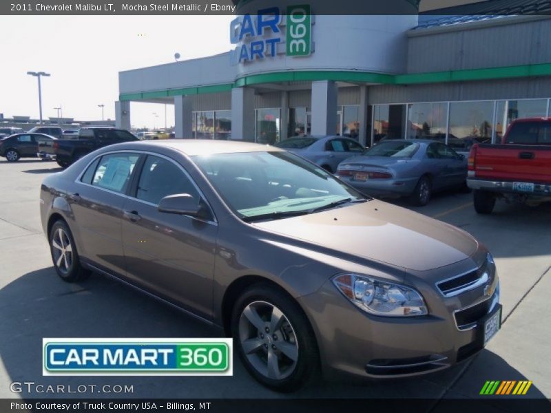 Mocha Steel Metallic / Ebony 2011 Chevrolet Malibu LT