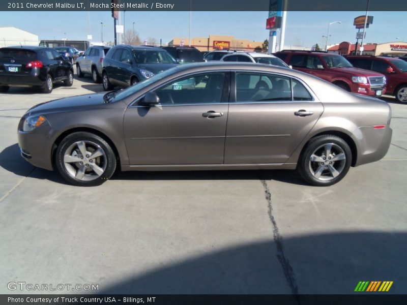 Mocha Steel Metallic / Ebony 2011 Chevrolet Malibu LT