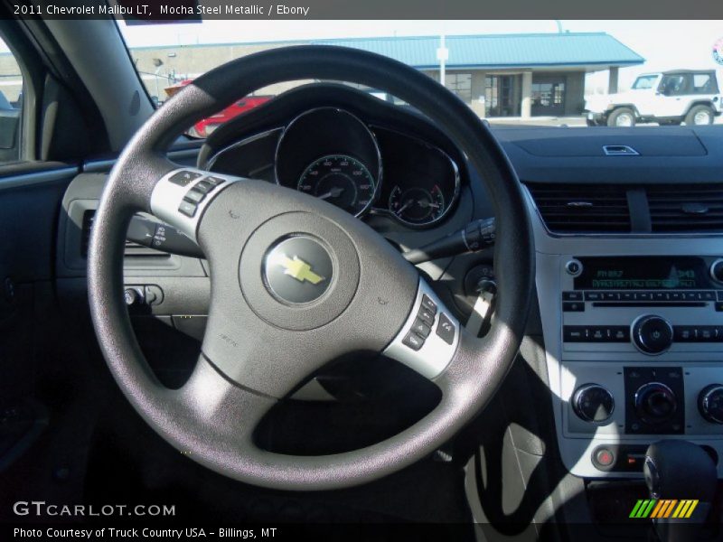 Mocha Steel Metallic / Ebony 2011 Chevrolet Malibu LT