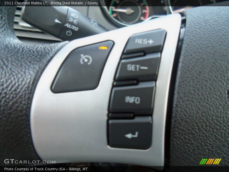 Mocha Steel Metallic / Ebony 2011 Chevrolet Malibu LT