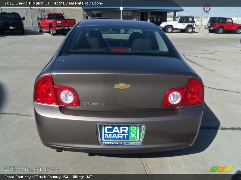 Mocha Steel Metallic / Ebony 2011 Chevrolet Malibu LT