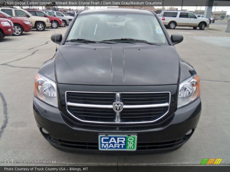 Brilliant Black Crystal Pearl / Dark Slate Gray/Medium Graystone 2010 Dodge Caliber Uptown