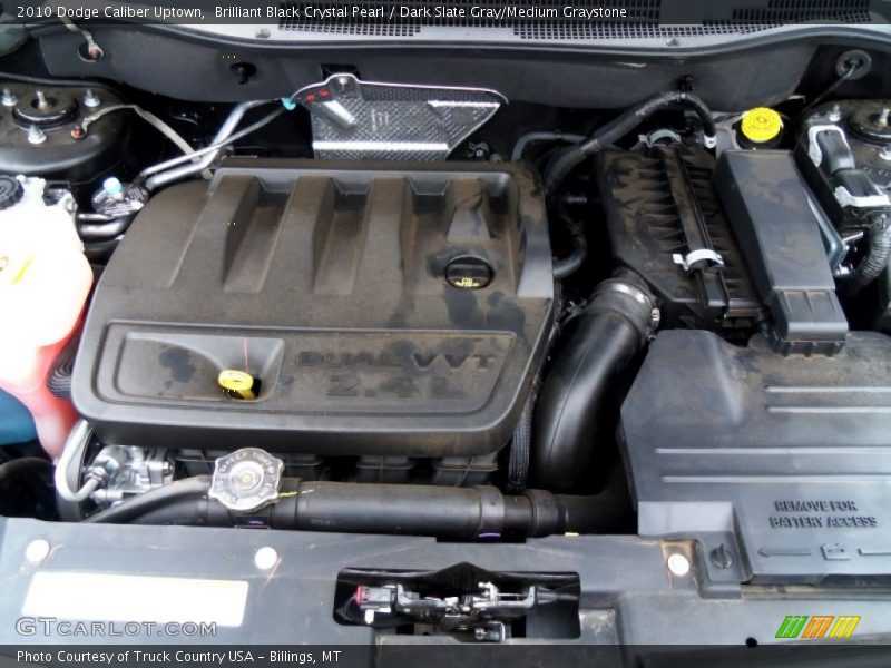 Brilliant Black Crystal Pearl / Dark Slate Gray/Medium Graystone 2010 Dodge Caliber Uptown