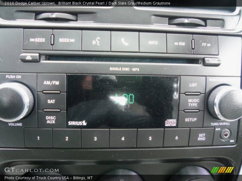 Brilliant Black Crystal Pearl / Dark Slate Gray/Medium Graystone 2010 Dodge Caliber Uptown