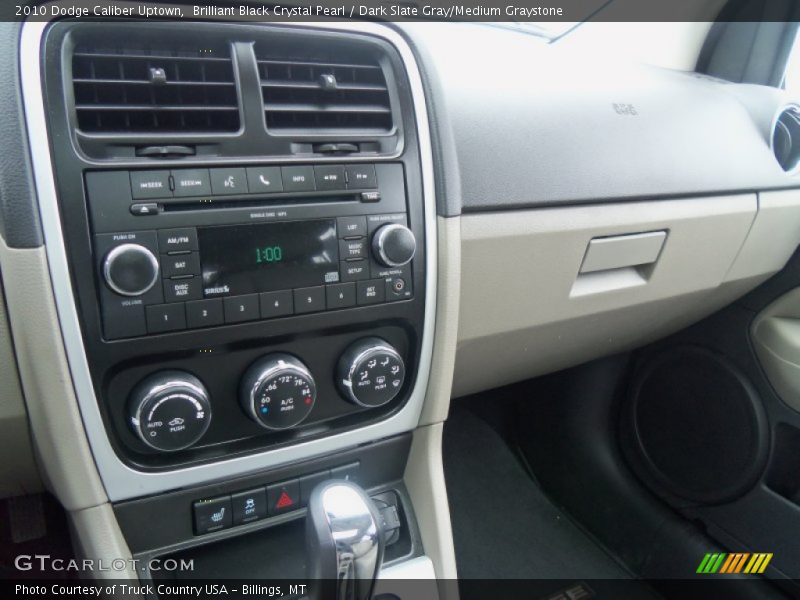 Brilliant Black Crystal Pearl / Dark Slate Gray/Medium Graystone 2010 Dodge Caliber Uptown