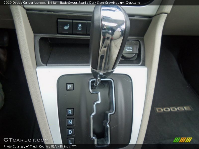 Brilliant Black Crystal Pearl / Dark Slate Gray/Medium Graystone 2010 Dodge Caliber Uptown