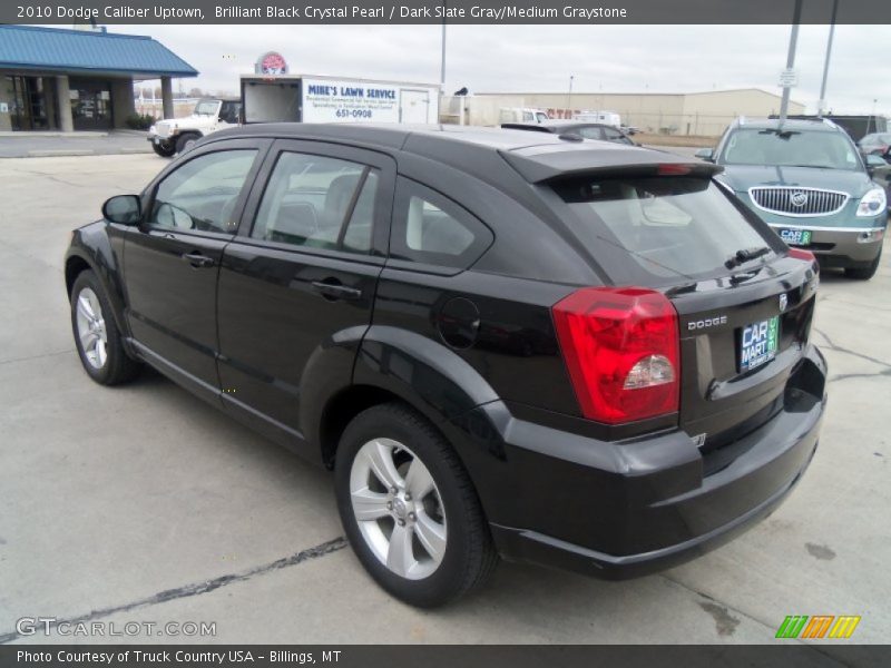 Brilliant Black Crystal Pearl / Dark Slate Gray/Medium Graystone 2010 Dodge Caliber Uptown