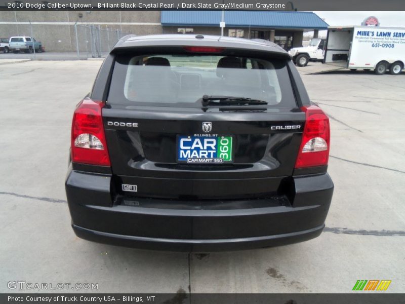Brilliant Black Crystal Pearl / Dark Slate Gray/Medium Graystone 2010 Dodge Caliber Uptown