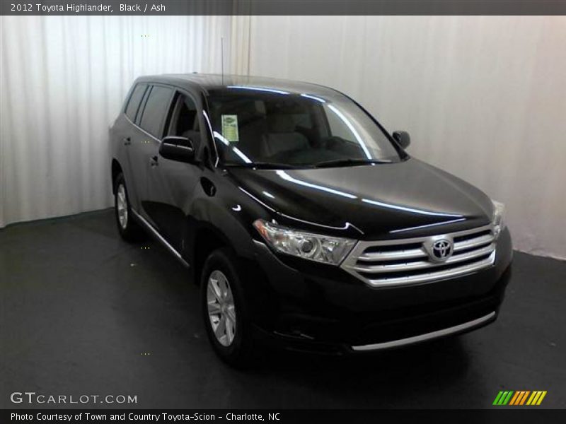 Black / Ash 2012 Toyota Highlander