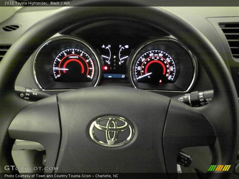 Black / Ash 2012 Toyota Highlander