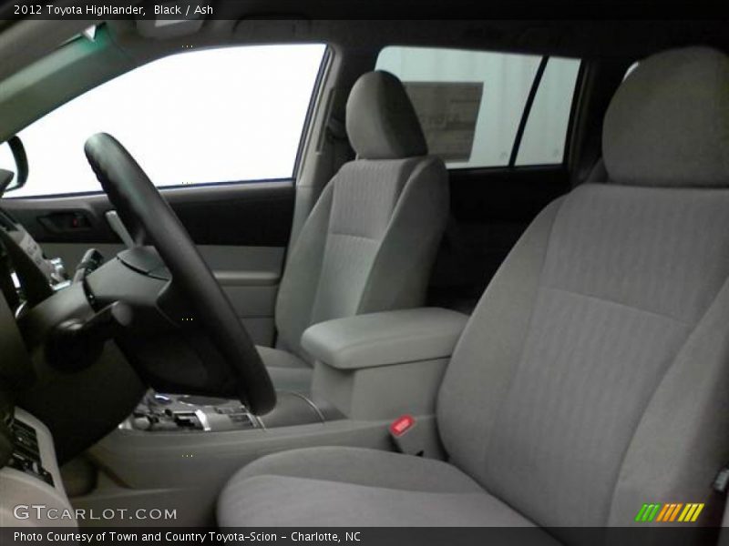 Black / Ash 2012 Toyota Highlander