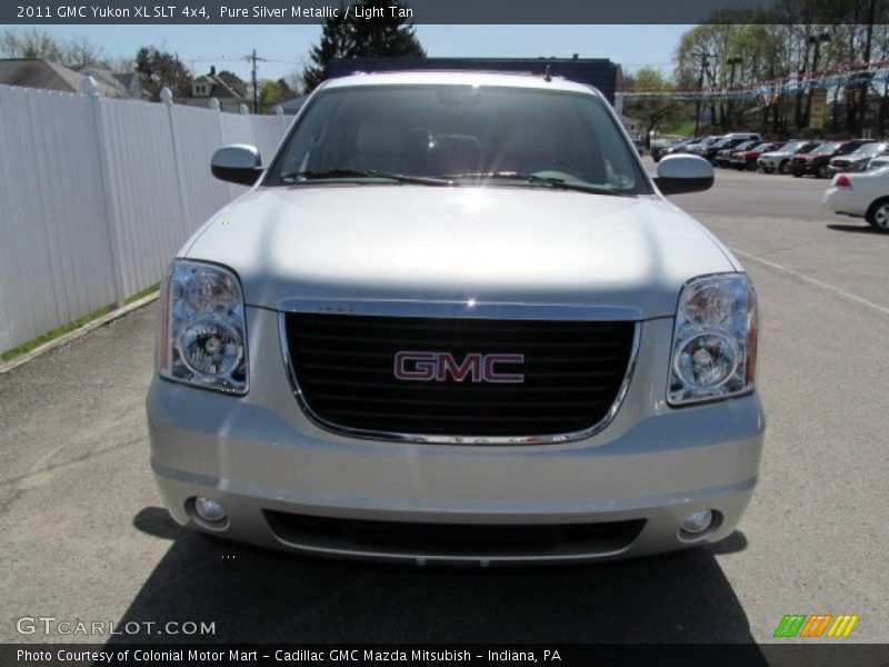 Pure Silver Metallic / Light Tan 2011 GMC Yukon XL SLT 4x4