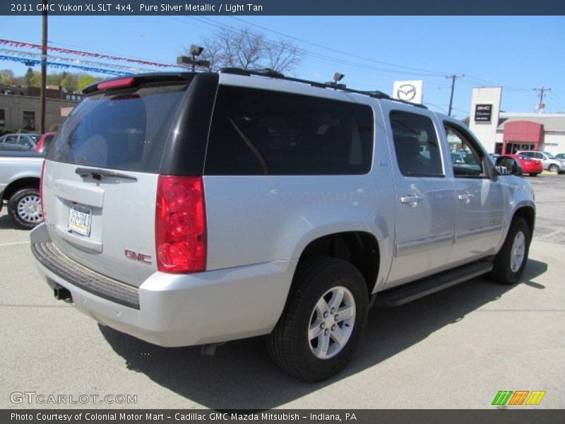 Pure Silver Metallic / Light Tan 2011 GMC Yukon XL SLT 4x4