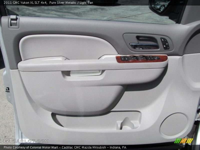 Pure Silver Metallic / Light Tan 2011 GMC Yukon XL SLT 4x4