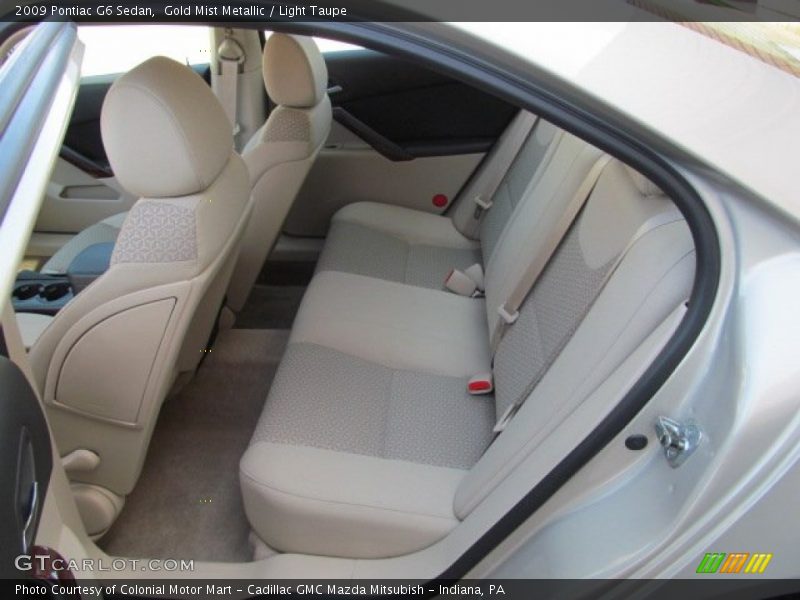 Gold Mist Metallic / Light Taupe 2009 Pontiac G6 Sedan