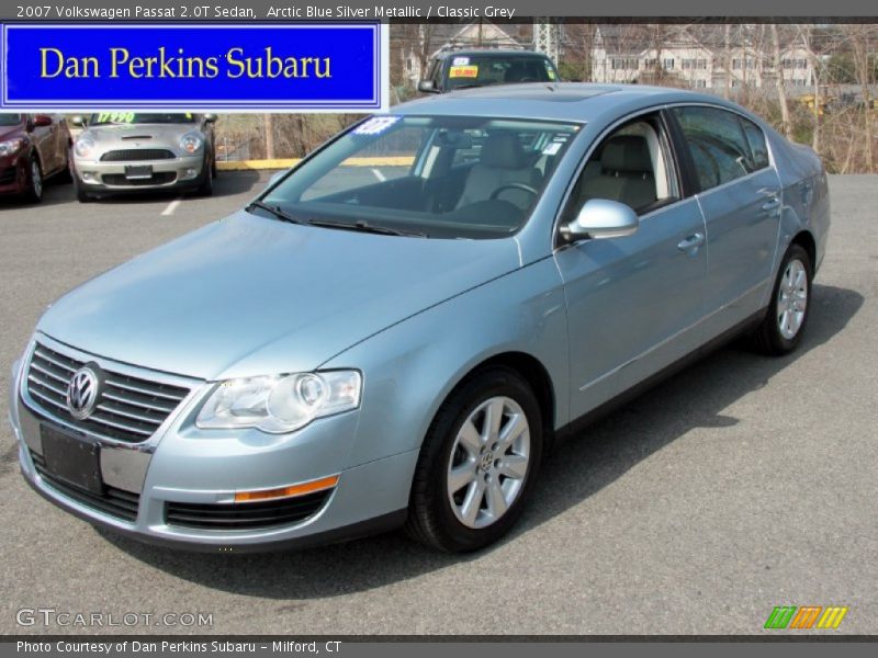Arctic Blue Silver Metallic / Classic Grey 2007 Volkswagen Passat 2.0T Sedan