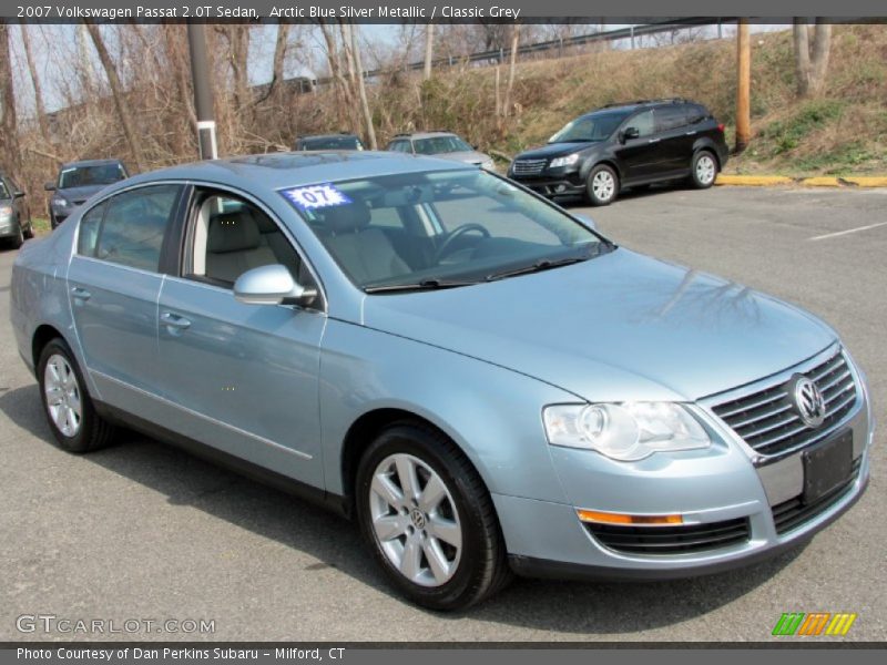 Arctic Blue Silver Metallic / Classic Grey 2007 Volkswagen Passat 2.0T Sedan