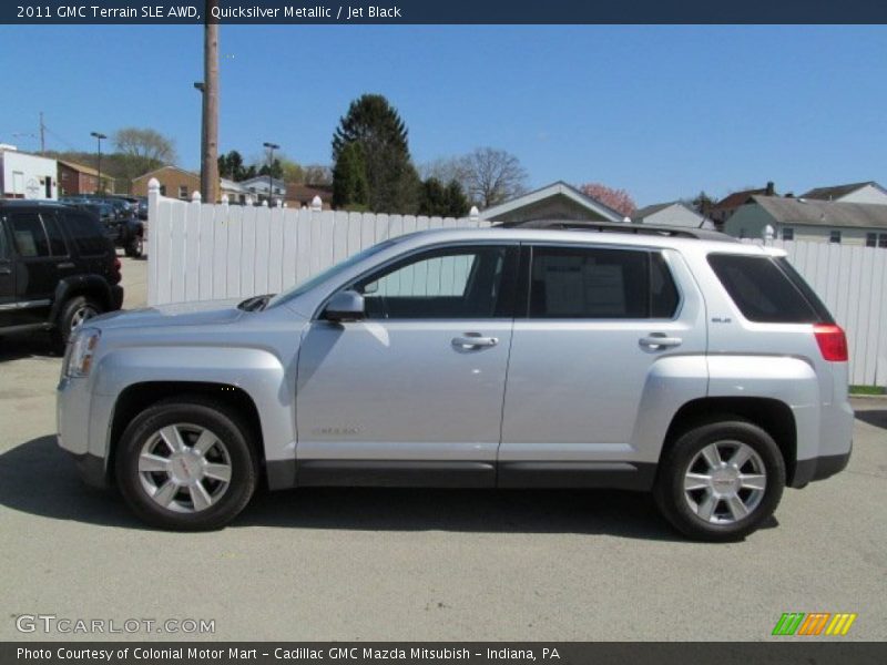 Quicksilver Metallic / Jet Black 2011 GMC Terrain SLE AWD