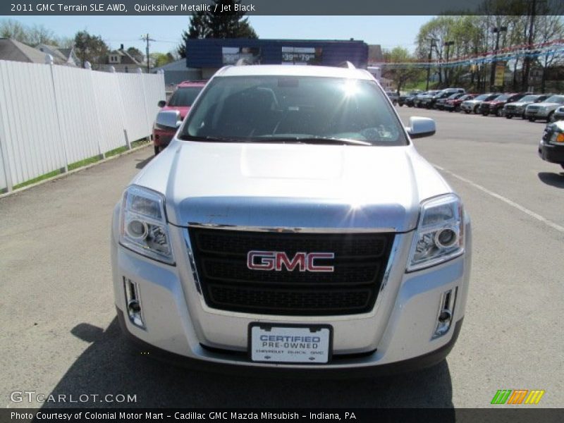 Quicksilver Metallic / Jet Black 2011 GMC Terrain SLE AWD