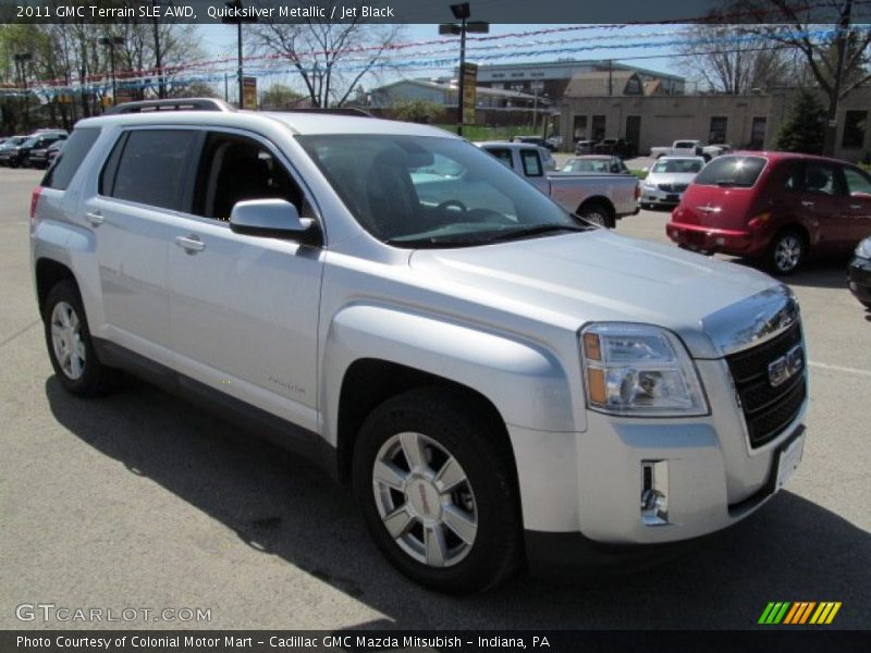 Quicksilver Metallic / Jet Black 2011 GMC Terrain SLE AWD