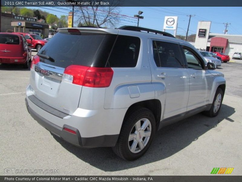 Quicksilver Metallic / Jet Black 2011 GMC Terrain SLE AWD