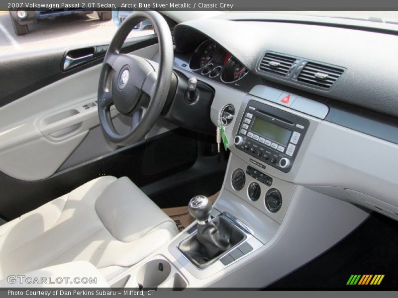 Arctic Blue Silver Metallic / Classic Grey 2007 Volkswagen Passat 2.0T Sedan
