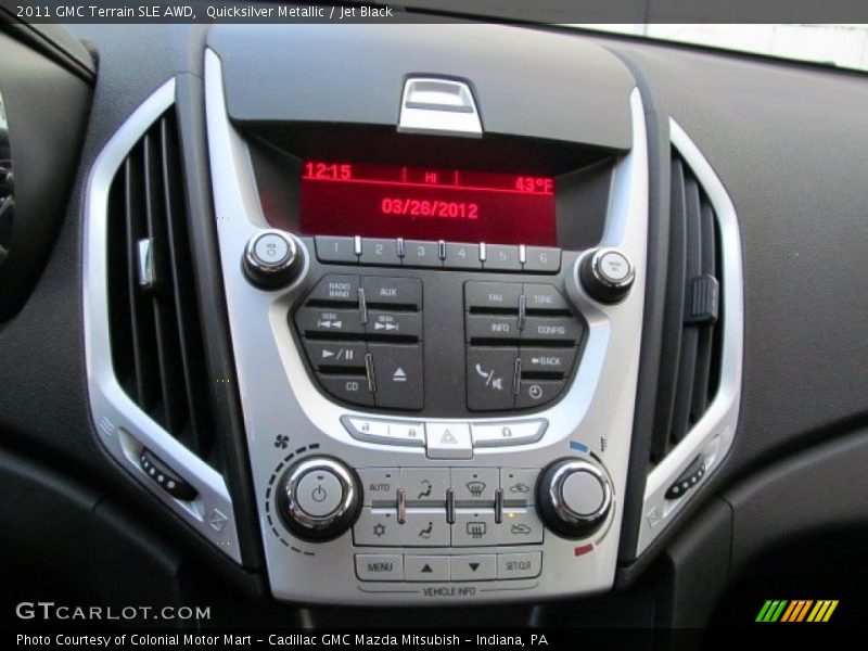 Quicksilver Metallic / Jet Black 2011 GMC Terrain SLE AWD