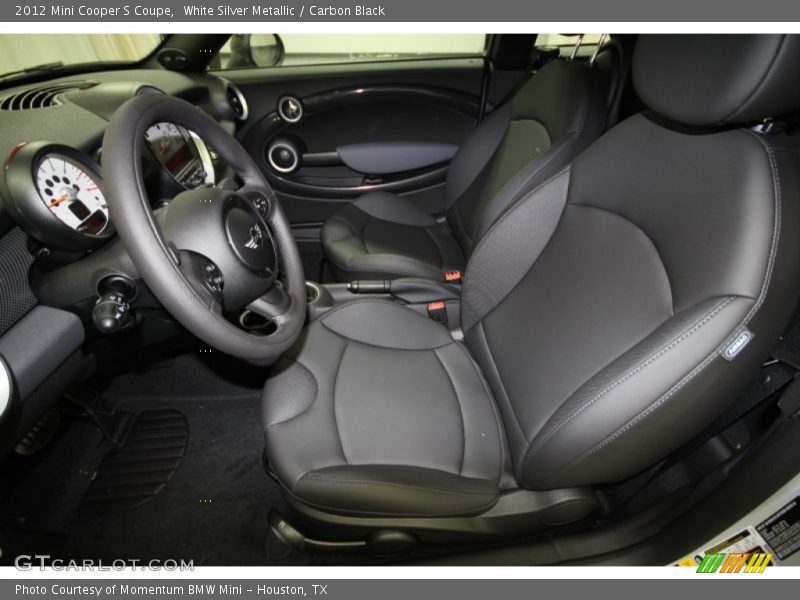 White Silver Metallic / Carbon Black 2012 Mini Cooper S Coupe