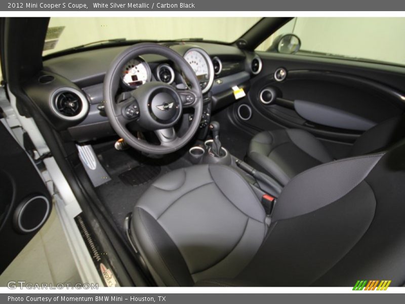 White Silver Metallic / Carbon Black 2012 Mini Cooper S Coupe