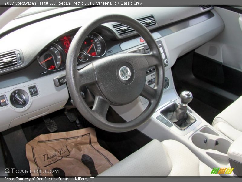  2007 Passat 2.0T Sedan Classic Grey Interior