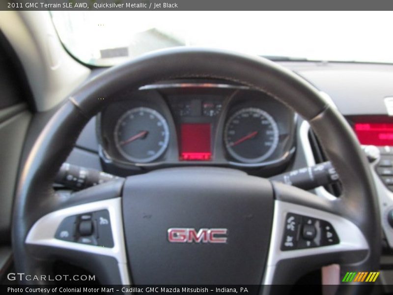 Quicksilver Metallic / Jet Black 2011 GMC Terrain SLE AWD