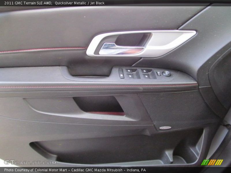 Quicksilver Metallic / Jet Black 2011 GMC Terrain SLE AWD