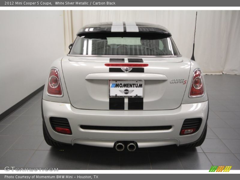 White Silver Metallic / Carbon Black 2012 Mini Cooper S Coupe