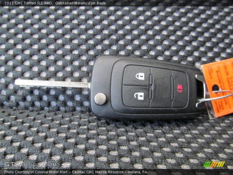 Quicksilver Metallic / Jet Black 2011 GMC Terrain SLE AWD