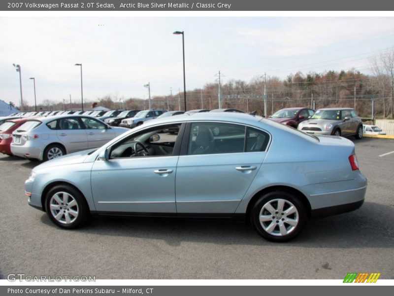 Arctic Blue Silver Metallic / Classic Grey 2007 Volkswagen Passat 2.0T Sedan