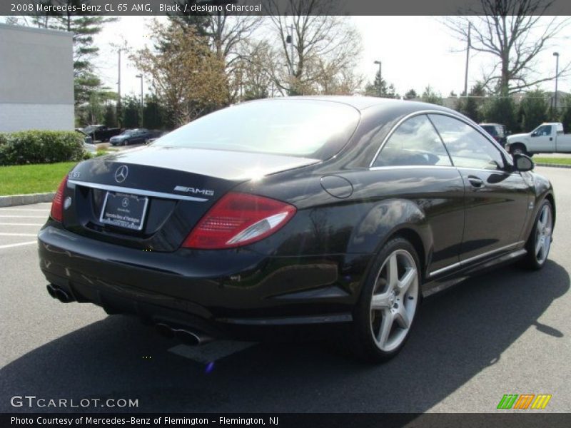 Black / designo Charcoal 2008 Mercedes-Benz CL 65 AMG