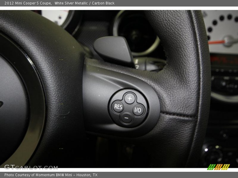 White Silver Metallic / Carbon Black 2012 Mini Cooper S Coupe