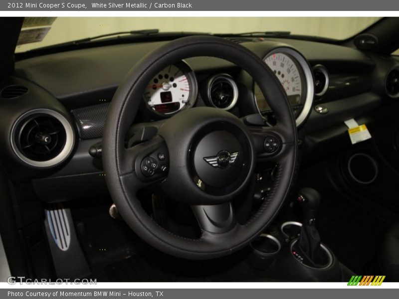 White Silver Metallic / Carbon Black 2012 Mini Cooper S Coupe