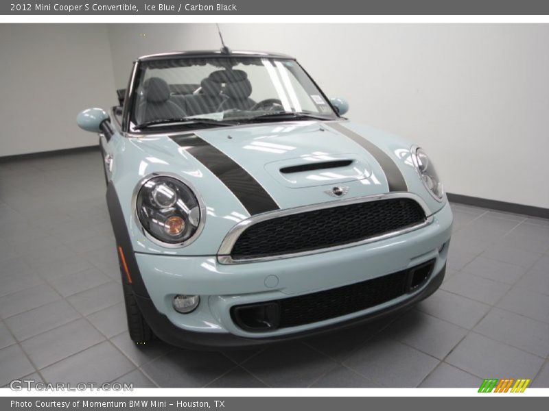 Ice Blue / Carbon Black 2012 Mini Cooper S Convertible