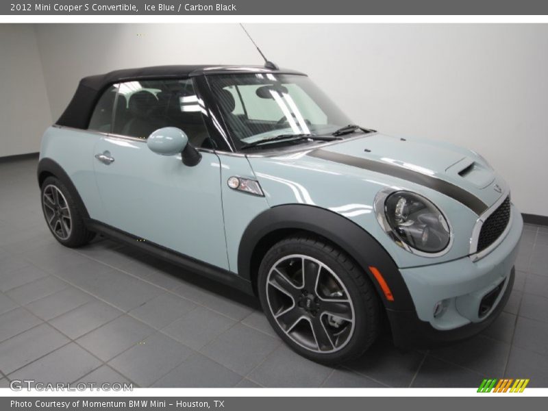 Ice Blue / Carbon Black 2012 Mini Cooper S Convertible