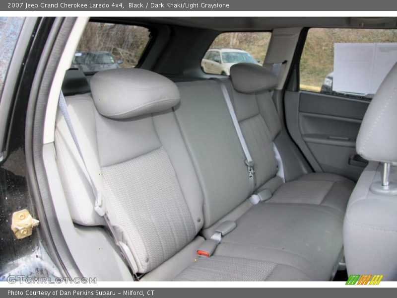 Black / Dark Khaki/Light Graystone 2007 Jeep Grand Cherokee Laredo 4x4