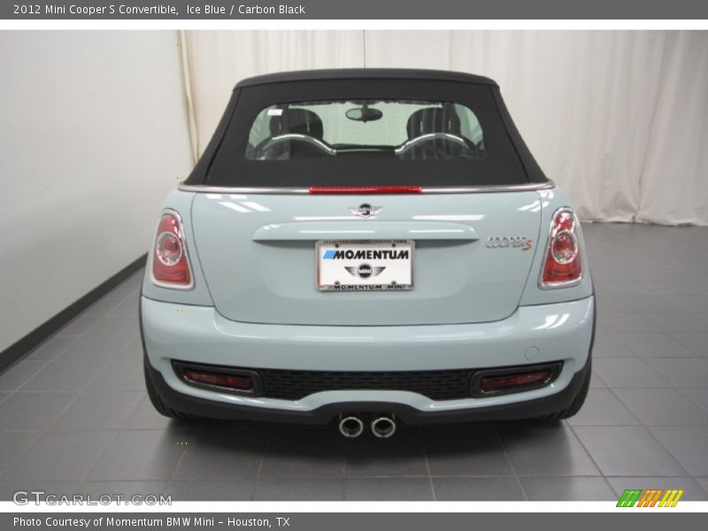 Ice Blue / Carbon Black 2012 Mini Cooper S Convertible