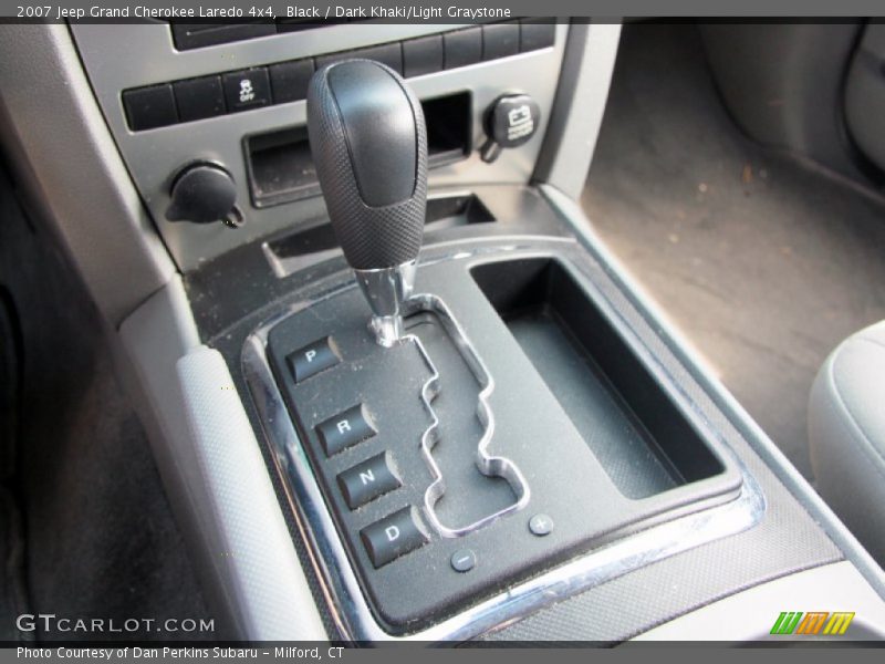 Black / Dark Khaki/Light Graystone 2007 Jeep Grand Cherokee Laredo 4x4