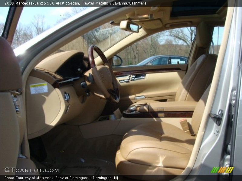  2009 S 550 4Matic Sedan Savanna/Cashmere Interior