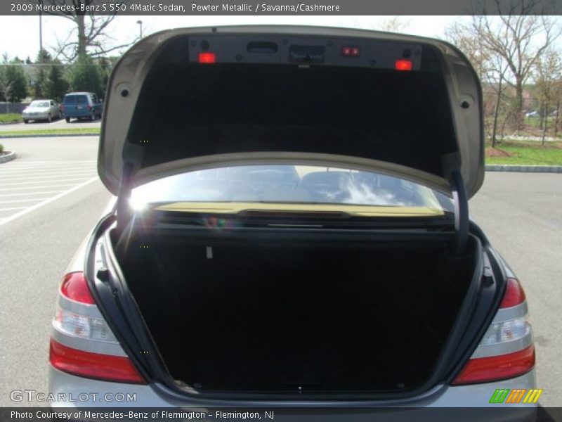 Pewter Metallic / Savanna/Cashmere 2009 Mercedes-Benz S 550 4Matic Sedan
