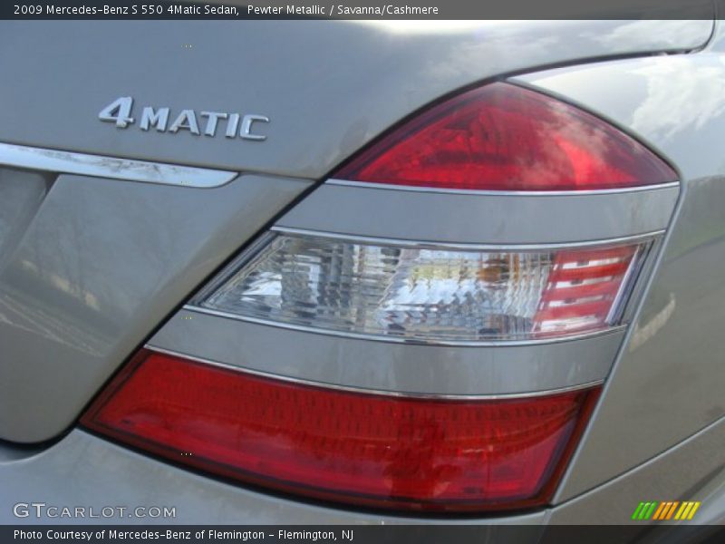 Pewter Metallic / Savanna/Cashmere 2009 Mercedes-Benz S 550 4Matic Sedan